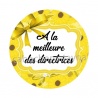 Cabochon a la la meilleure des directrices