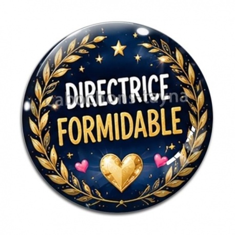 Cabochon Verre - directrice formidable