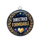 Pendentif Cabochon Argent - directrice formidable