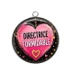 Pendentif Cabochon Argent - directrice formidable
