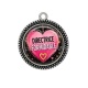 Pendentif Cabochon Argent - directrice formidable