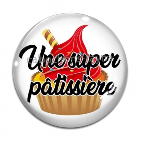 Cabochon Verre - super pâtissière