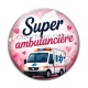 Cabochon Verre - super ambulancière