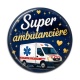 Cabochon Résine - super ambulancière