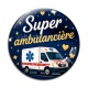 Cabochon Verre - super ambulancière