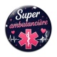 Cabochon Verre - super ambulancière