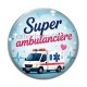 Cabochon Verre - super ambulancière
