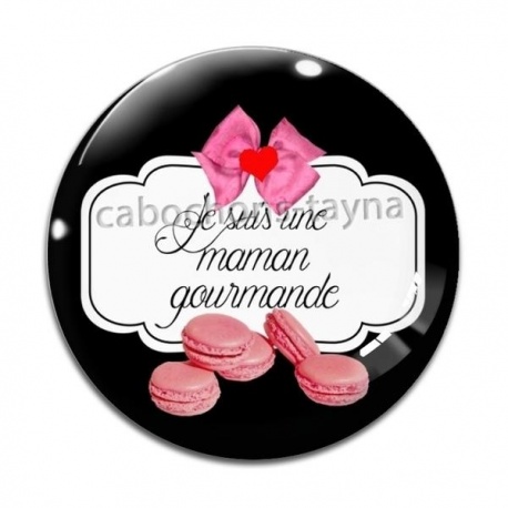 Cabochon Verre - je suis une maman gourmande