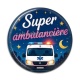 Cabochon Résine - super ambulancière