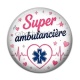 Cabochon Résine - super ambulancière