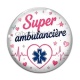 Cabochon Verre - super ambulancière