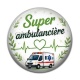 Cabochon Résine - super ambulancière