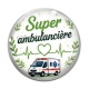 Cabochon Verre - super ambulancière