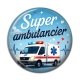 Cabochon Résine - super ambulancier