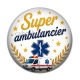 Cabochon Résine - super ambulancier