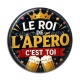 Cabochon Résine - le roi de l'apéro c'est toi
