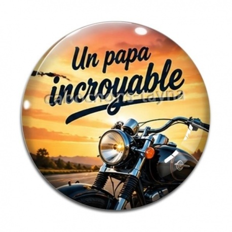 Cabochon Verre - un papa incroyable