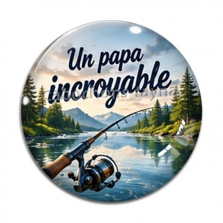 Cabochon Verre - un papa incroyable