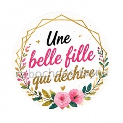 une belle fille qui déchire