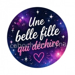 une belle fille qui déchire