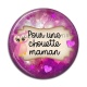 Cabochon Résine - chouette maman