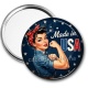 Miroir de poche - pin up