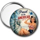 Miroir de poche - pin up