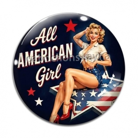 Cabochon Verre - pin up