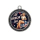 Pendentif Cabochon Argent - pin up