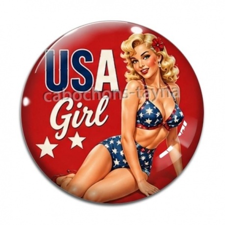 Cabochon Verre - pin up