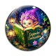 Cabochon Verre - Troll magique légendes enchantées