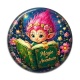 Cabochon Résine - Troll magique livre magie et aventure