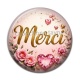 Cabochon Résine - merci