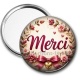 Miroir de poche - merci