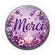 Cabochon Résine - merci