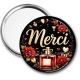 Miroir de poche - merci