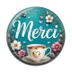 Cabochon Résine - merci