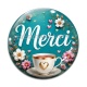 Cabochon Verre - merci
