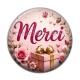 Cabochon Résine - merci