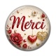 Cabochon Résine - merci