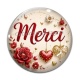 Cabochon Verre - merci