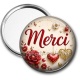 Miroir de poche - merci