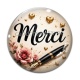 Cabochon Verre - merci