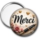Miroir de poche - merci