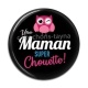 Cabochon Résine - chouette maman