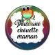 Cabochon Résine - chouette maman