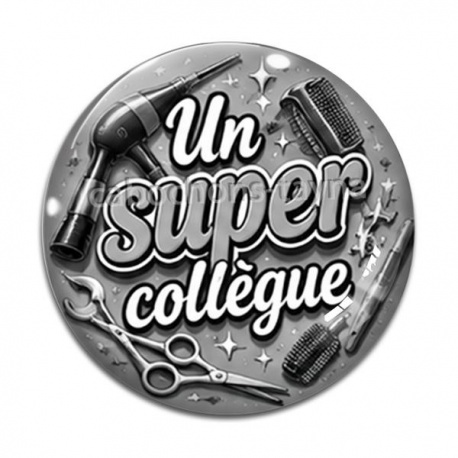 Cabochon Verre - un super collègue