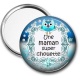 Miroir de poche - chouette maman