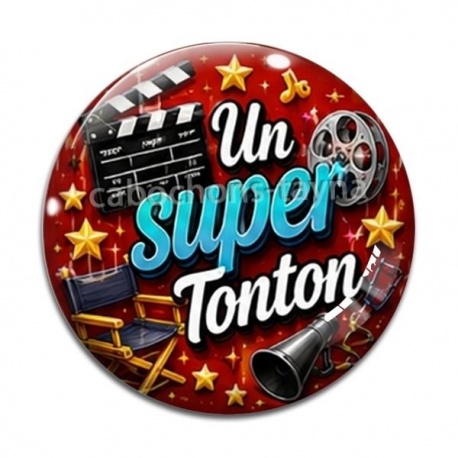 Cabochon Verre - un super tonton