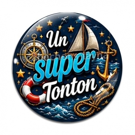 Cabochon Verre - un super tonton